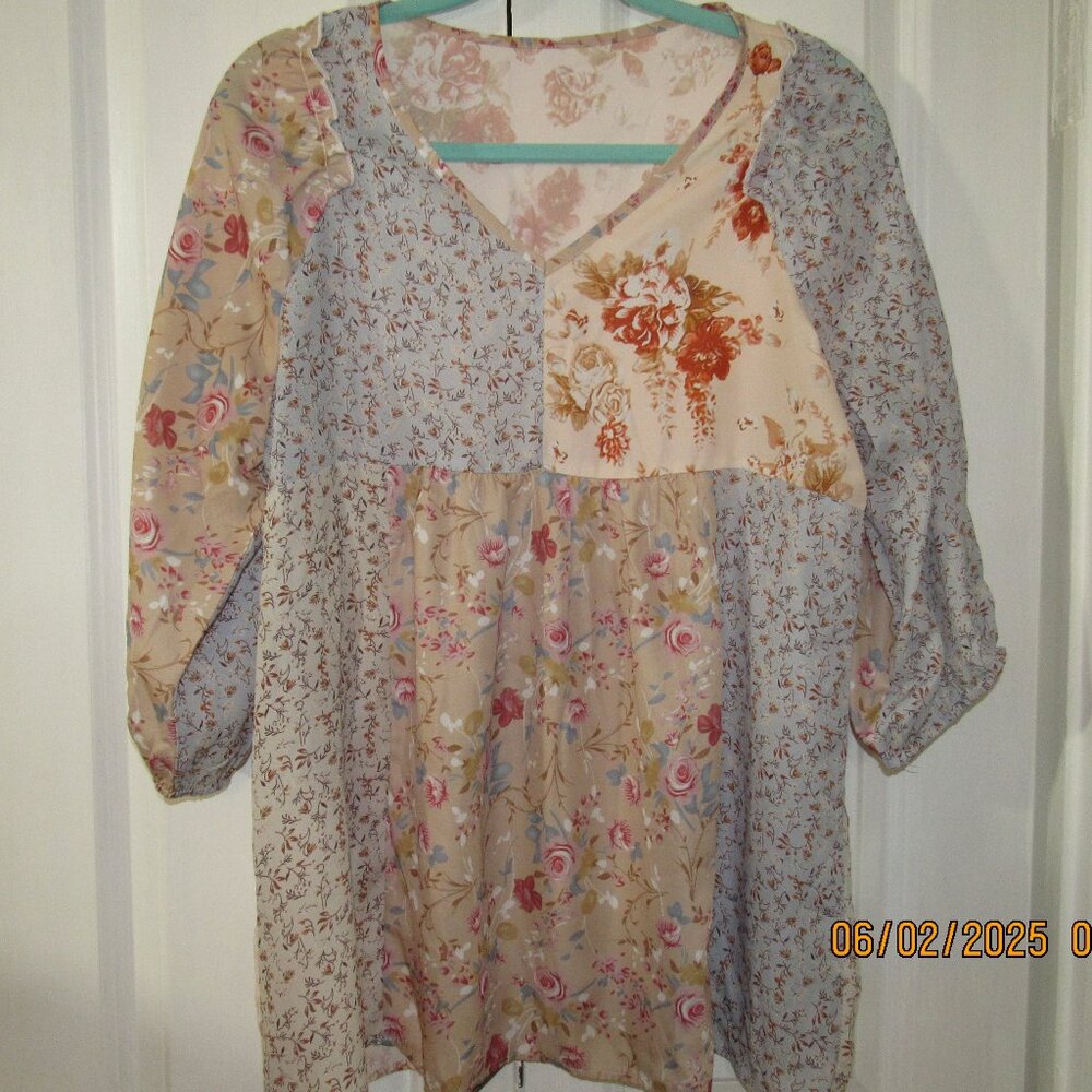 Romantic Boho Blouse - Large
